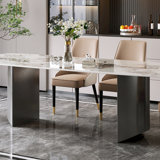 Seats 8 Or More Sintered Stone Dining Table 